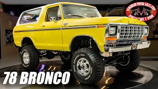 1978 Ford Bronco Ranger XLT 4X4 For Sale Vanguard Motor Sales #4823