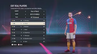 FIFA 23 AFC Richmond PLAYER FACES + RATINGS