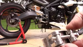 Triumph Street triple gets an SC-Project Exhaust