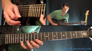 Holy Wars Guitar Solo Lesson - Megadeth - (Dave Mustaine Solo)