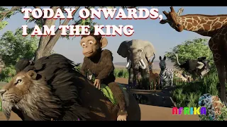 The Mischievous Monkey and The Lion King's Lesson  | Kids Songs & Afrika Nursery Rhymes