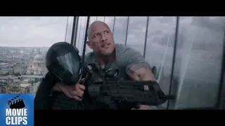 Hobbs & Shaw (2019) | Fights while descending on skyscrapers | Movie Clips