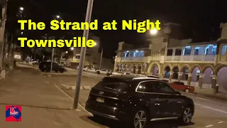 Aussie Walker: Takes a Walk along The Strand at Night in Townsville, Australia