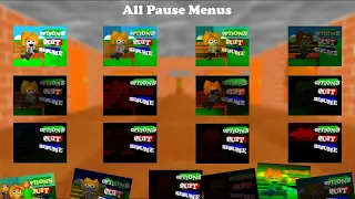 All pause menus in foxo's fun schoolhouse