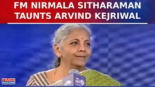 FM Nirmala Sitharaman Taunts Arvind Kejriwal 'Even The Court Asked Him To Appear' | Latest News