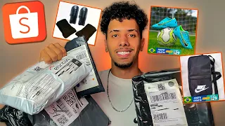 CHEGARAM MINHAS COMPRAS DA SHOPEE (Kit jogador)