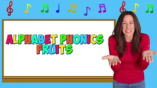 Alphabet Phonics Fruits | Phonics Song for Children by Patty Shukla | Learn to Read | Sign Language