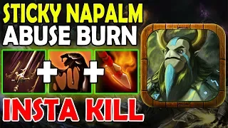 IMBA STICKY NAPALM  + SWASHBUCKLE + BURNING SPEAR Ability Draft Dota 2