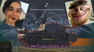 Girlfriend tries World of Tanks