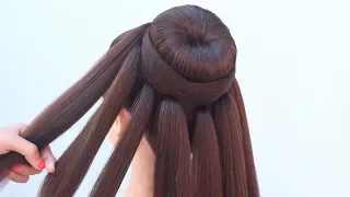 new updo hairstyle for gown | hair style girl | hairstyle for girls | wedding hairstyle | hairstyle