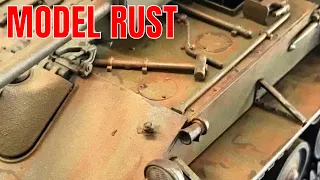 Rusting your plastic models using easy to follow instructions.