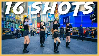 [KPOP IN PUBLIC - NYC Times Square] 16 SHOTS COVER STEFFLON DON (CHOREO BY BLACKPINK & SELWYN TIEN)
