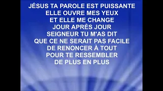 JÉSUS, C'EST TOI LE CHEMIN - Cris de joie - Caroline Minatchy