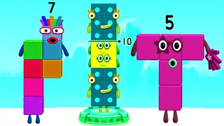 Numberblocks Learning Adventures #32 - Meet the Numberblocks 7 10 5 - Kids Learning Numberblocks