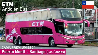 Поездка ETM PREMIUM 180°, Пуэрто-Монт - Сантьяго на автобусе Marcopolo DD New G7 Scania