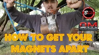 How to unstick two magnets for magnet fishing #magnetfishing