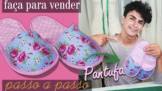 Como Fazer Pantufa Passo a Passo [Pantufa fácil para iniciantes | Presente de Dia do Mães]