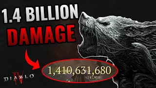 SOLO 4 Men Lilith | 1.4 Billion Damage - Diablo 4 Druid Build S1