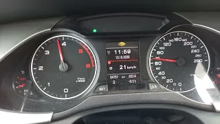 Audi A4 B8 2.0 TDI (120 PS) 0-100 km/h