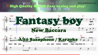 Fantasy boy - New Baccara (Alto Saxophone Sheet Music Cm Key / Karaoke / Easy Solo Cover)