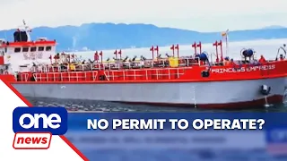 MT Princess Empress lacked permit — MARINA