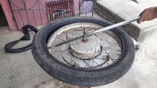 Como ultilizar a desmontadora de pneu caseira