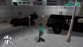 GTA Vice City SWAT Police FBI Shootout + 5 Star Wanted Level Escape