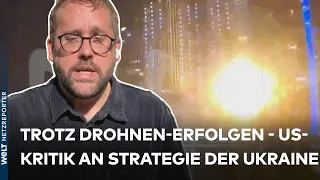 UKRAINE -KRIEG: Heftiger Schlagabtausch - Drohnenattacken und zerstörte Flugabwehr schocken Russen