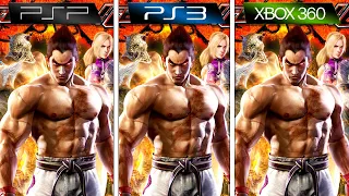 Tekken 6 | PSP vs PlayStation 3 vs Xbox 360 | Graphics Comparison