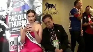 Miss Universe Catriona Gray and Chavit Singson Cutest Moment