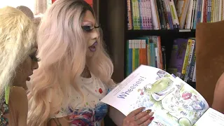 Drag queens read books to children to teach them about acceptance and gender identity | AFP