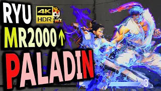 SF6: Paladin  Ryu MR2000 over  VS Juri | sf6 4K Street Fighter 6