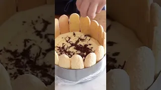 Charlotte de Tiramisú☕️❤️🤤 una receta para enamorar. Mira la clase completa en mi canal👩🏼‍🍳🍫☕️