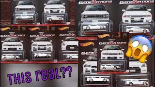 Hot Wheels news: Are this real??? Car Culture upcoming Nissan GTR Generations😱