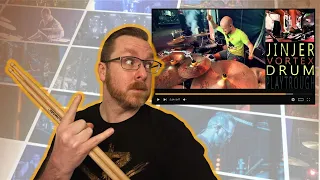 DRUMS ONLY | Worship Drummer Reacts to "Vortex Drum Playthrough" by JINJER