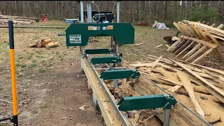 WoodLand Mills HM122 Sawmill Portable saw mill Building our Homestead Dream