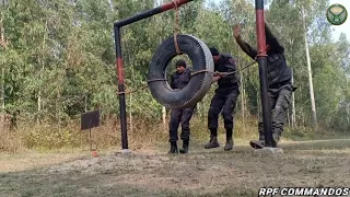 Battle Obstacle Course (BOC) Training of RPF Commando.