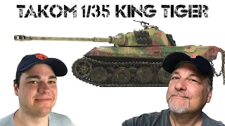 Killer Kit Build!  Takom King Tiger Tank With Full Interior!