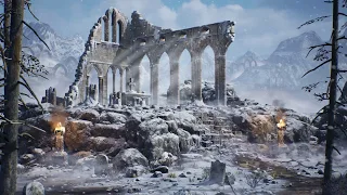 Gothic Temple Ruins Environment in Unreal Engine UE4