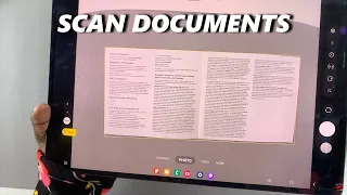 How To Scan Documents On Samsung Galaxy Tab S9 / S9 Ultra