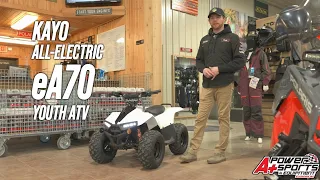 2024 Kayo eA70 All Electric Youth ATV Review Video