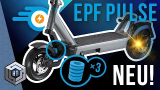 ePowerFun ePF PULSE eScooter Test – Bester 2024 mit Federung & Power?