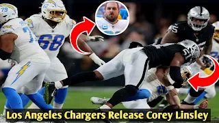 Los Angeles Chargers Release Corey Linsley | espn | American Football