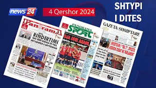 4 Qershor 2024 "Shtypi i dites" në News24 - "Koha për t'u zgjuar" ne studio Klevin Muka