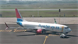 FlySafair Compilation At Cape Town International Airport 734 738 (4K)