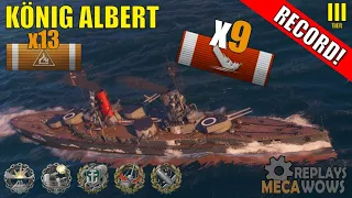 König Albert 9 Kills & 115k Damage | World of Warships Gameplay