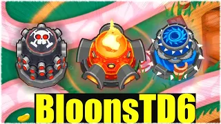 WELCHER REISSNAGELWERFER IST AM STÄRKSTEN? - Bloons Td6 [Deutsch/German]