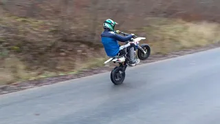 supermoto wheelie ycf 150