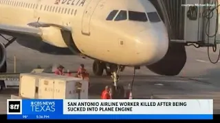 San Antonio airport worker killed after being "ingested" into plane engine