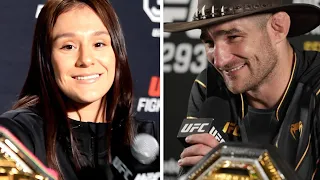 Alexa Grasso addresses Sean Strickland Comparison | Noche UFC Media Day